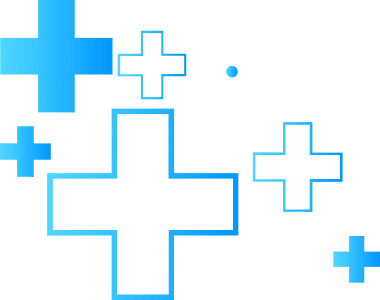 Medical plus icon decorative background